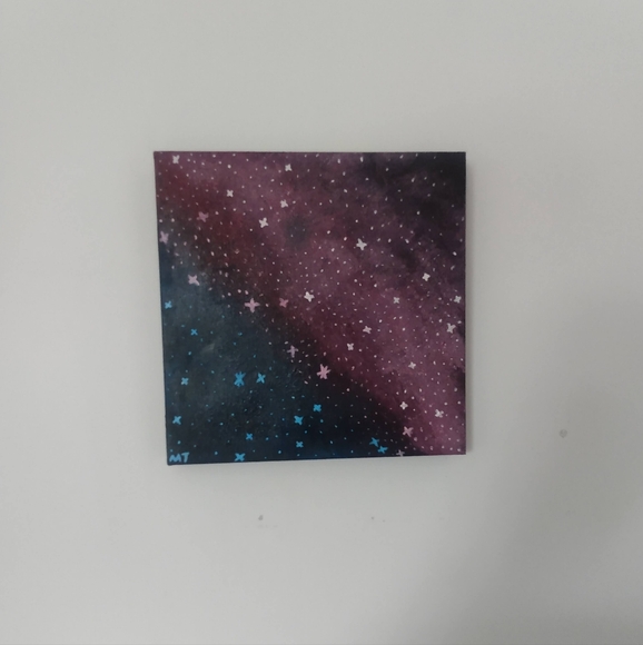 Galaxy sky painting made by me - Picture 2 of 5